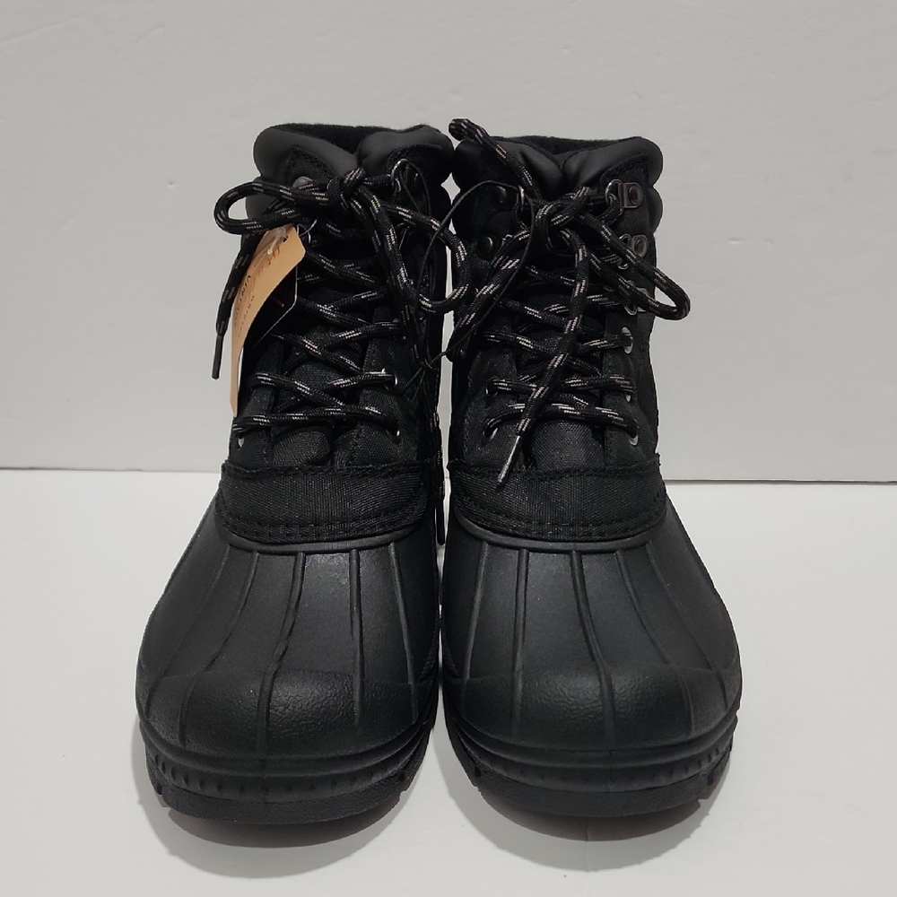 Weatherproof Black Vintage Lace-Up Boots